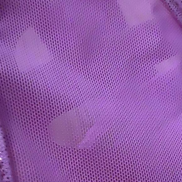 NWOT Metallic Pink Gymnastics Leotard - Picture 4 of 6